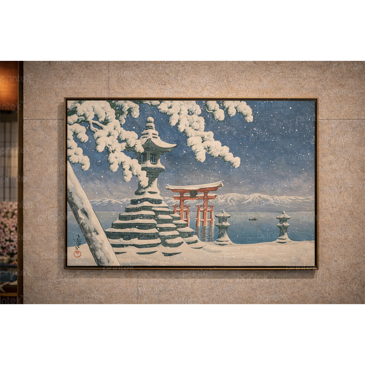 Tranh phong cảnh Nhật cổ, tranh Phù thế (Ukiyo-e) - TT0213