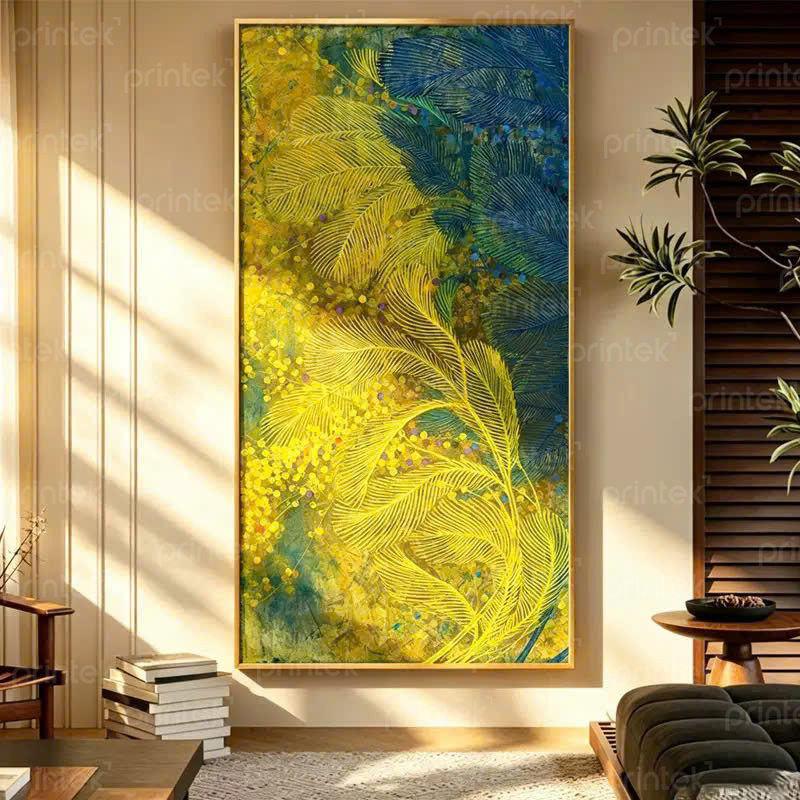 Tranh trừu tượng khổ lớn treo phòng khách, khách sạn, xưởng tranh canvas in theo yêu cầu – PT09032