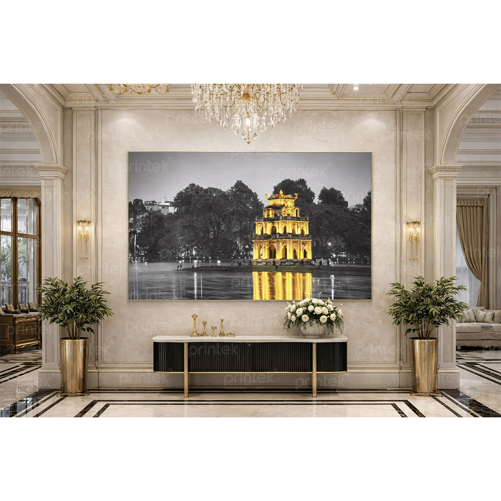 Tranh phong cảnh Hà Nội khổ lớn - M-613F