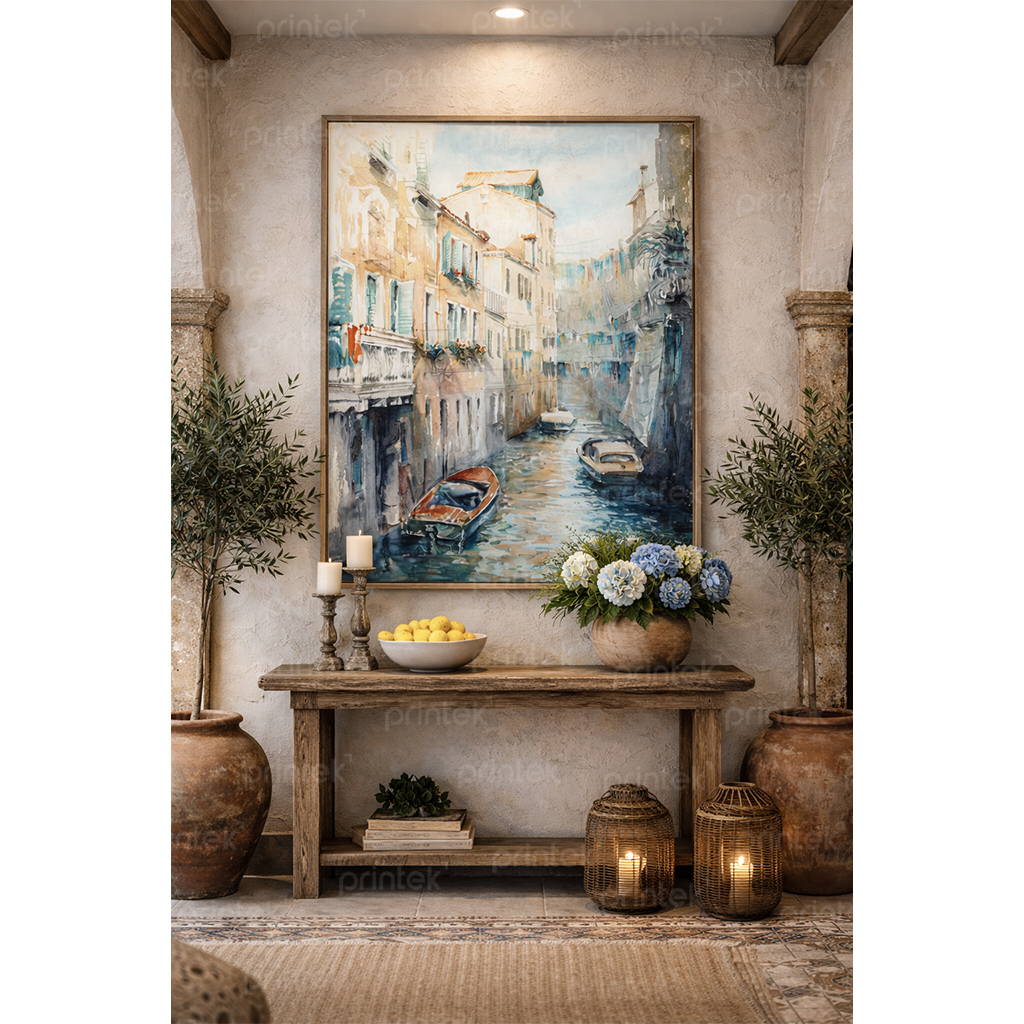 Tranh phong cảnh, đã có khung - ADB1332262