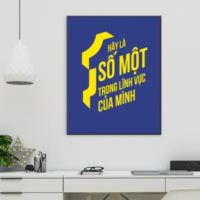 Tranh động lực văn phòng, cỡ 40x60cm - SL04