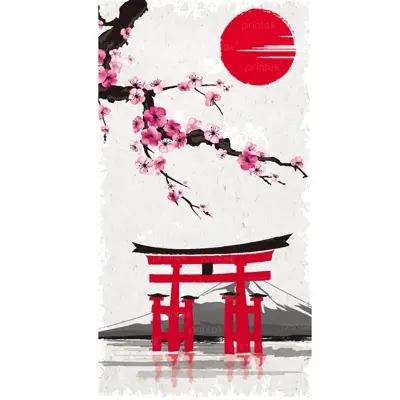 Tranh Cổng trời Torii, trang trí nhà hàng, quán ăn Nhật Bản – DC-NB001