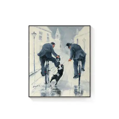 Tranh hoạt hình, tranh treo tường canvas - TT3696