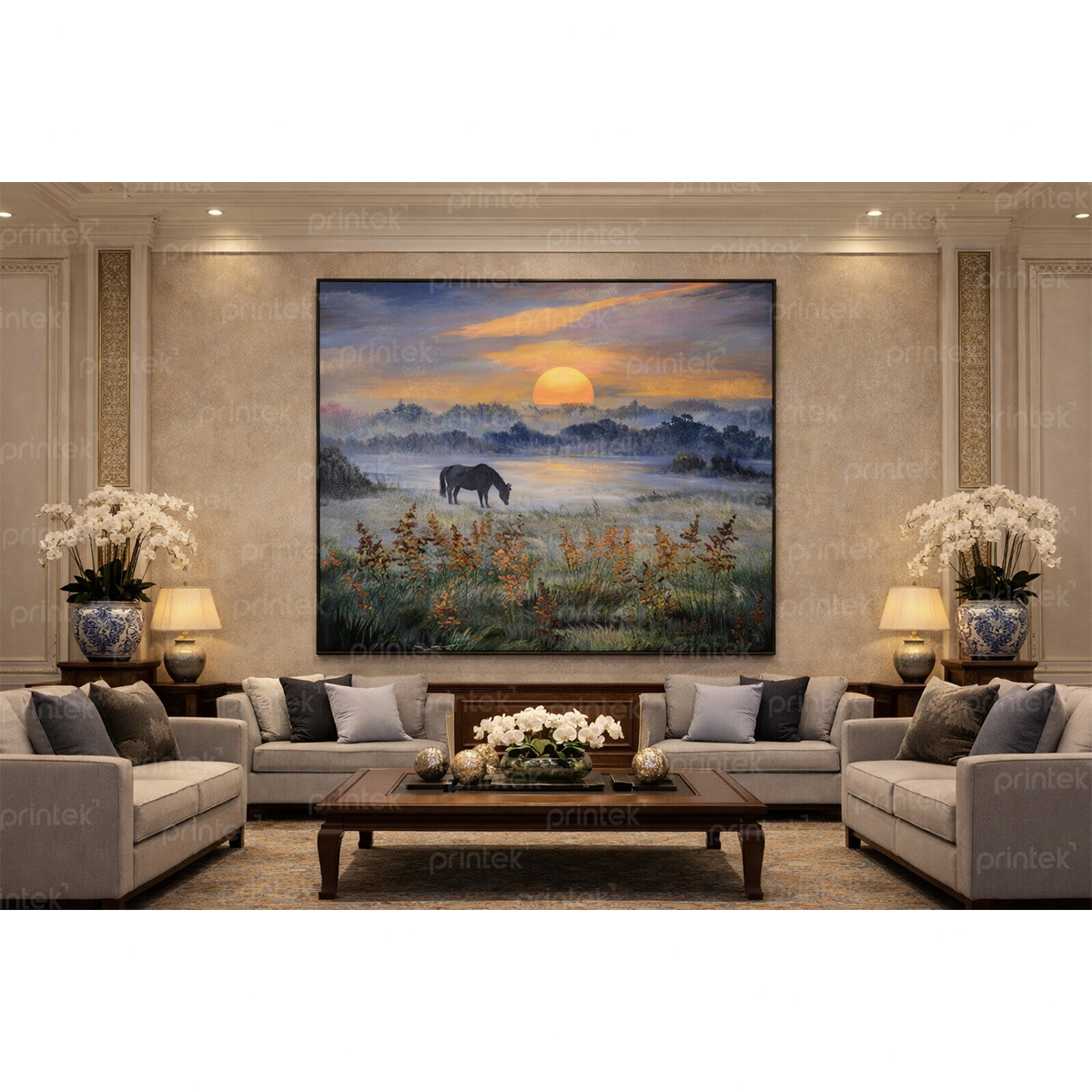 Tranh phong cảnh đồng quê - ADB13120