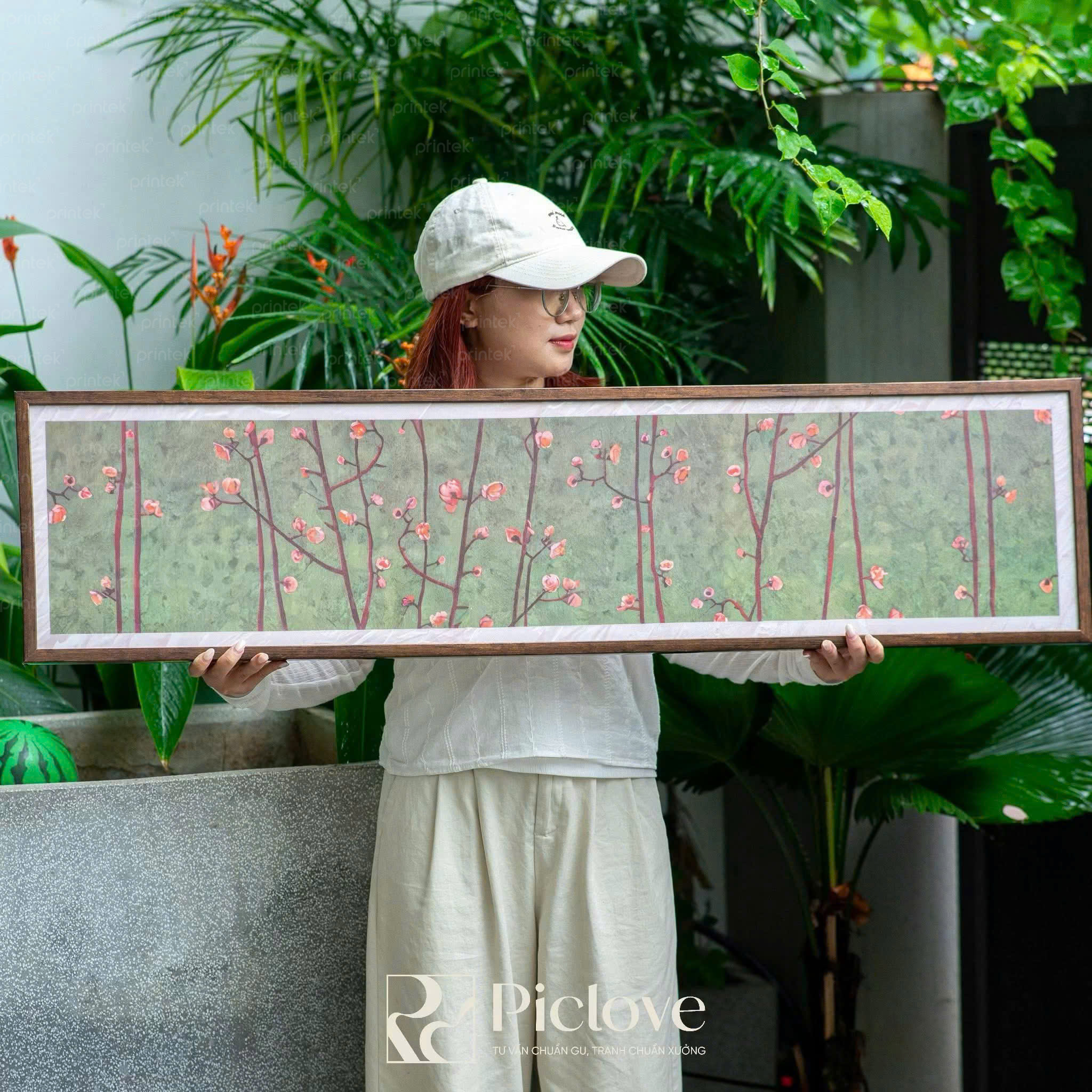Tranh hoa treo tường phong cách hiện đại - PL030