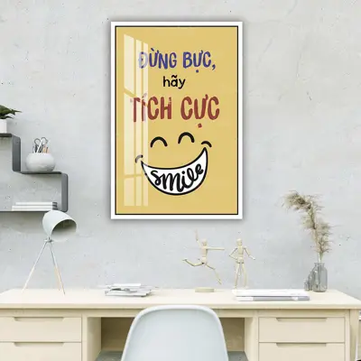 Tranh động lực văn phòng, cỡ 40x60cm – DL001-48