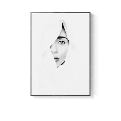 Tranh cô gái, đã có khung - CD3143