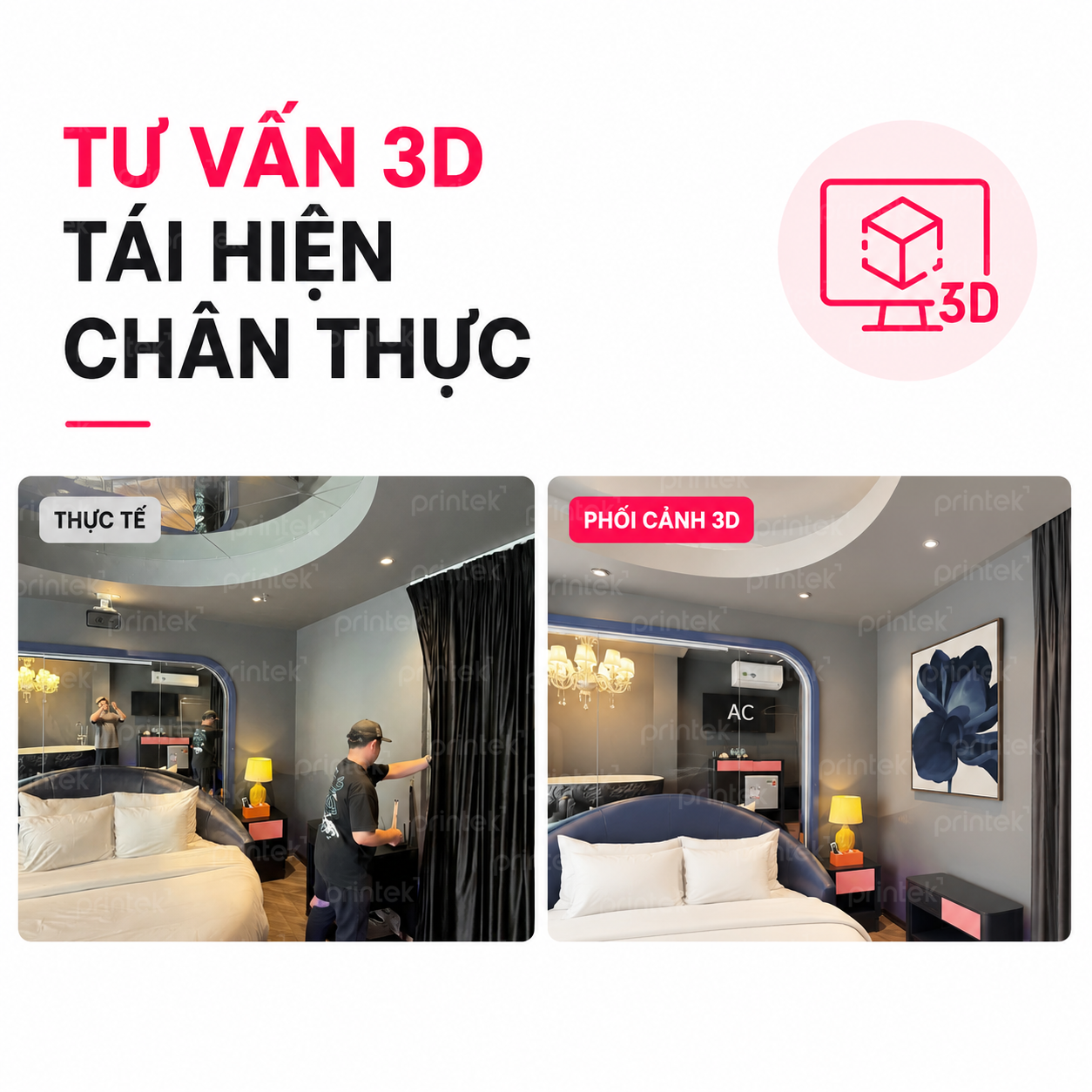 Gửi hình không gian để được tư vấn