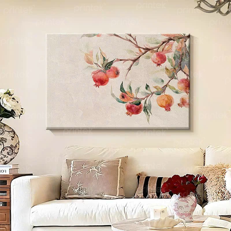 Tranh "Cành lựu chín" phúc lộc viên mãn - PC4193