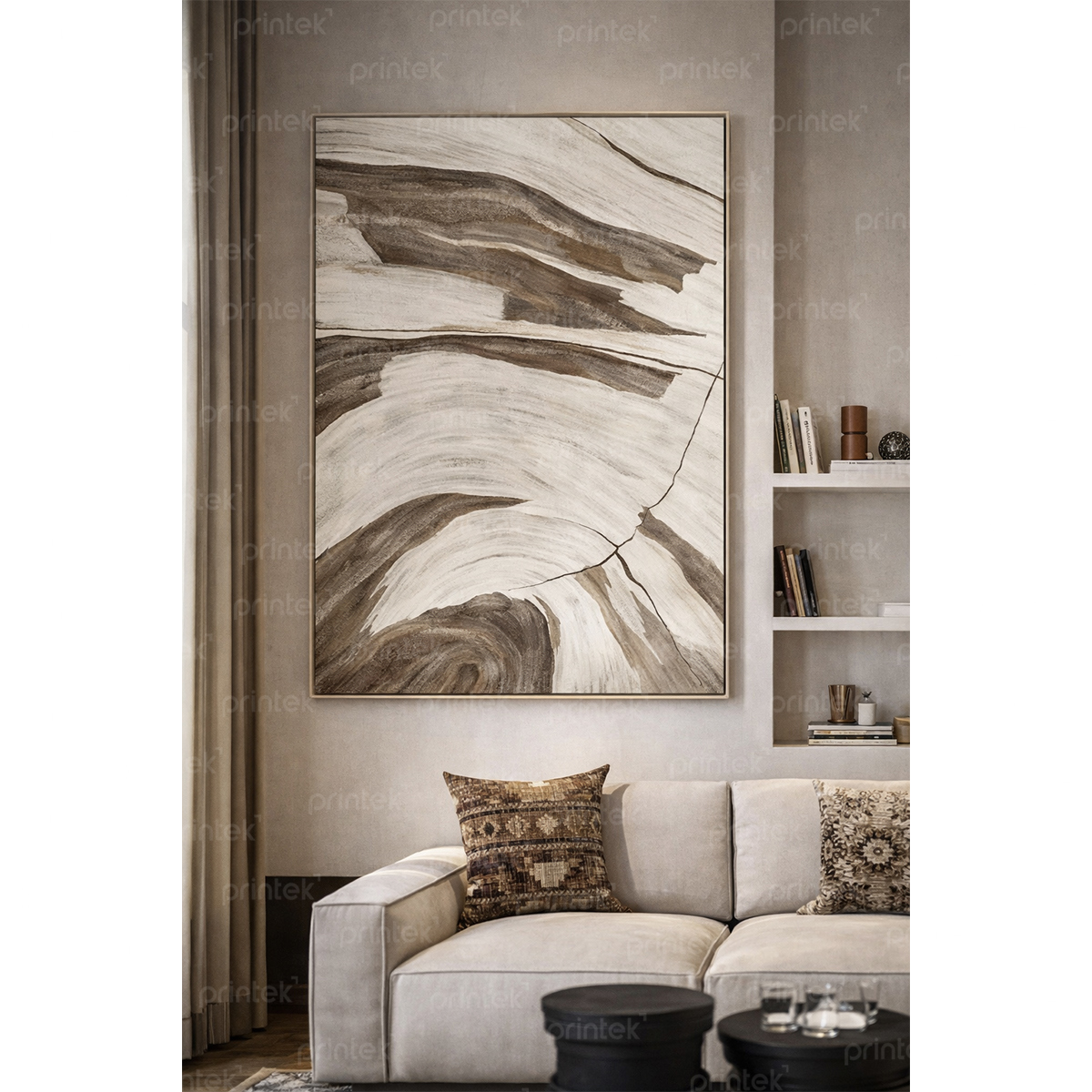 Tranh trừu tượng Wabi Sabi - TT0657