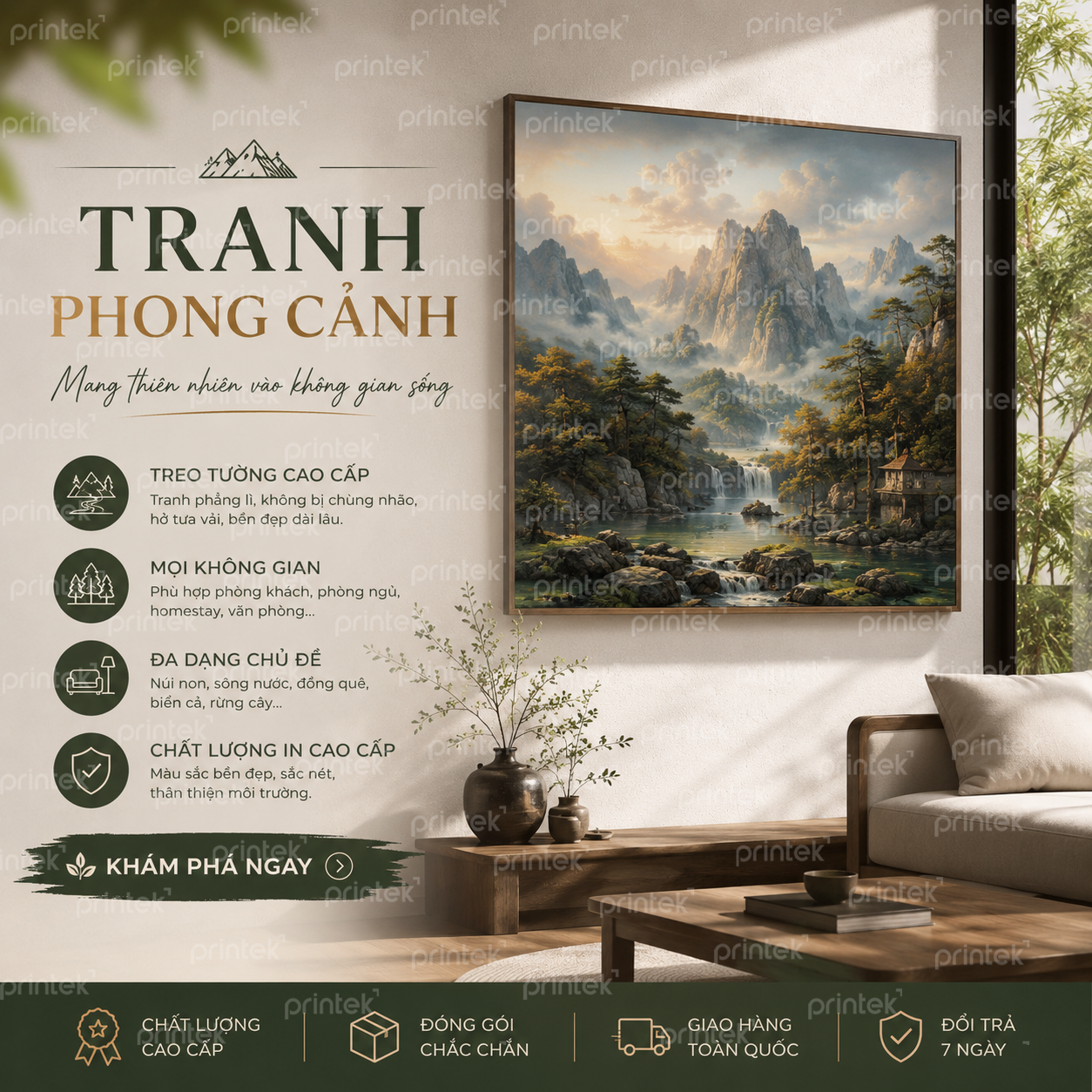 banner tranh phong cảnh mới nhất