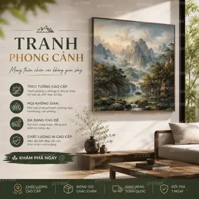 banner tranh phong cảnh mới nhất