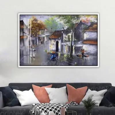 Tranh phong cảnh Hà Nội xưa – MS4808