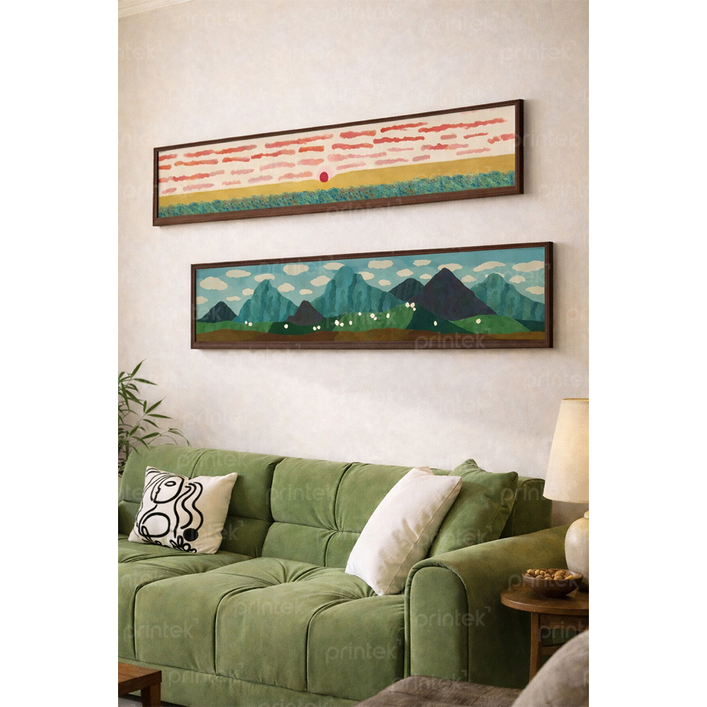 Tranh trừu tượng khổ dài - M1049