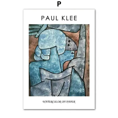 Tranh treo tường canvas họa sĩ Paul Klee - TT5166