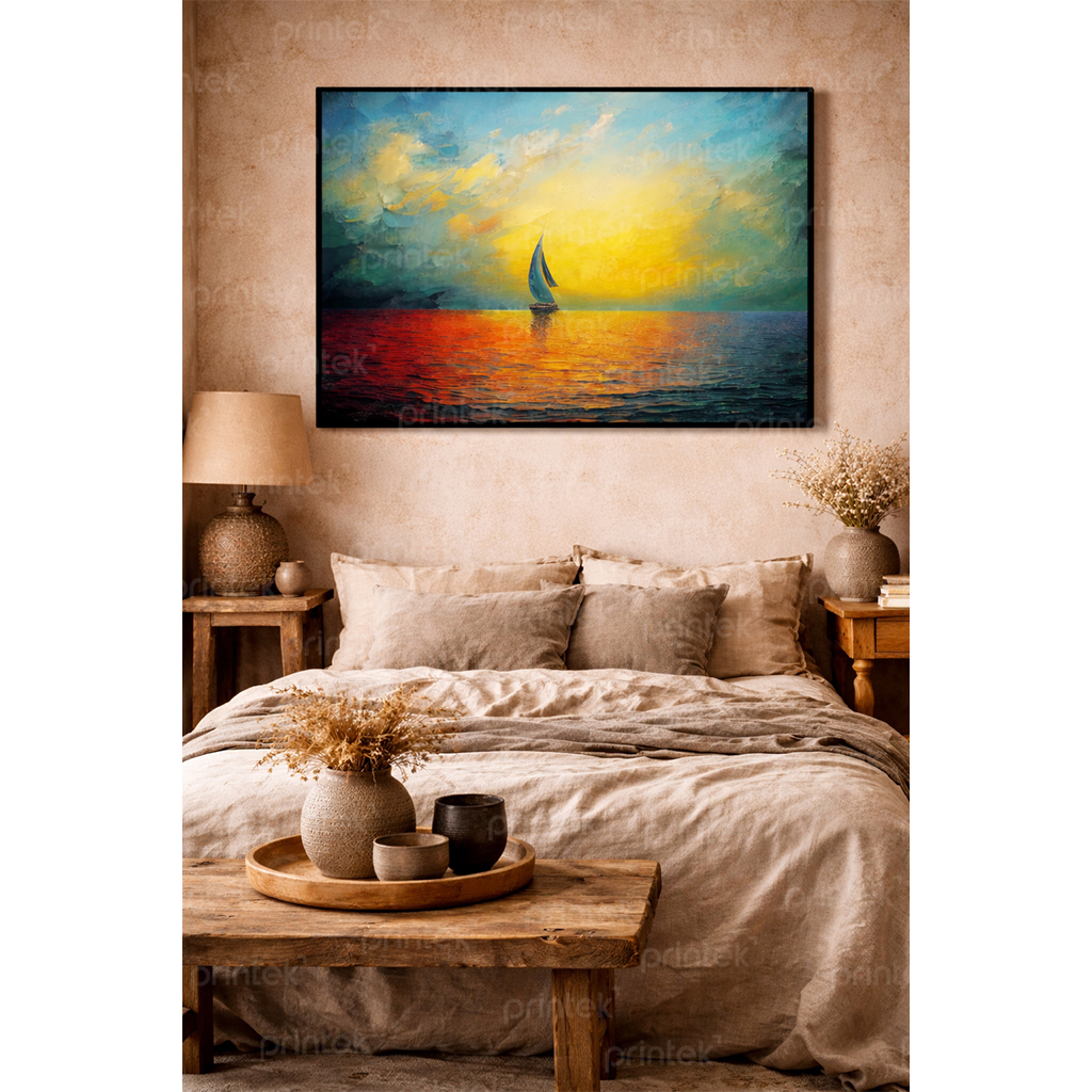 Tranh thuận buồm xuôi gió, đã có khung - ADB1332232