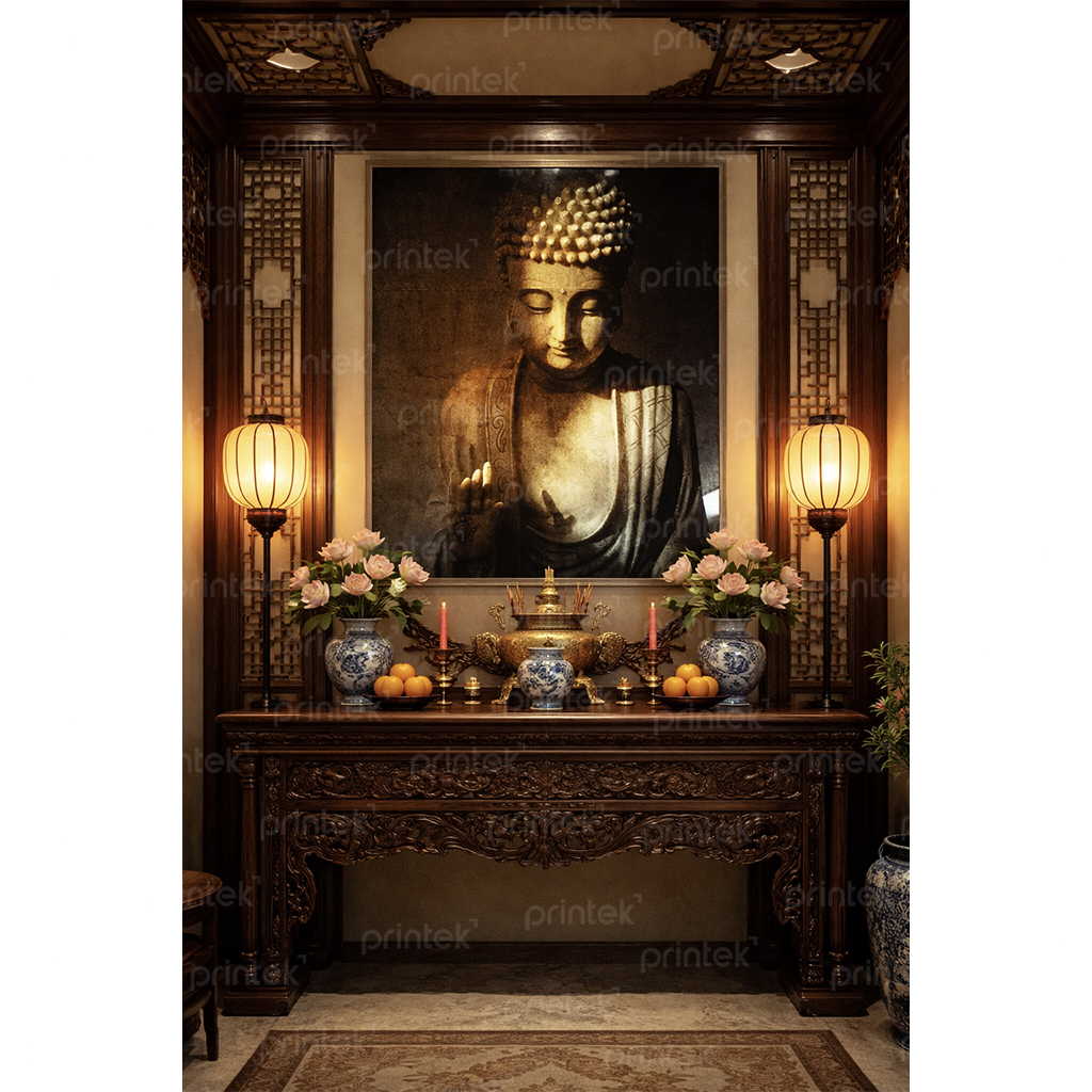 Tranh Phật trang trí phòng thờ – HD5245