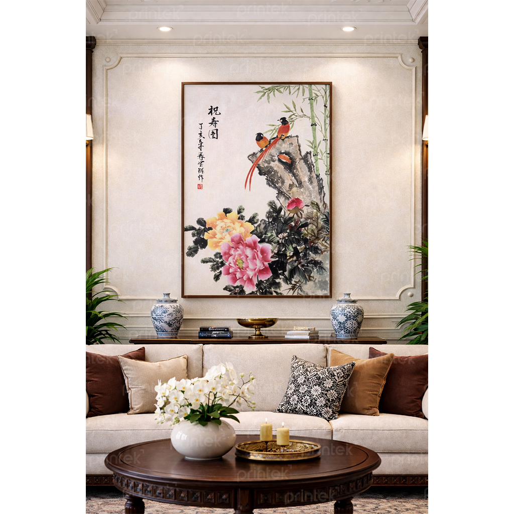 Tranh hoa phong cách indochine - PR1332340