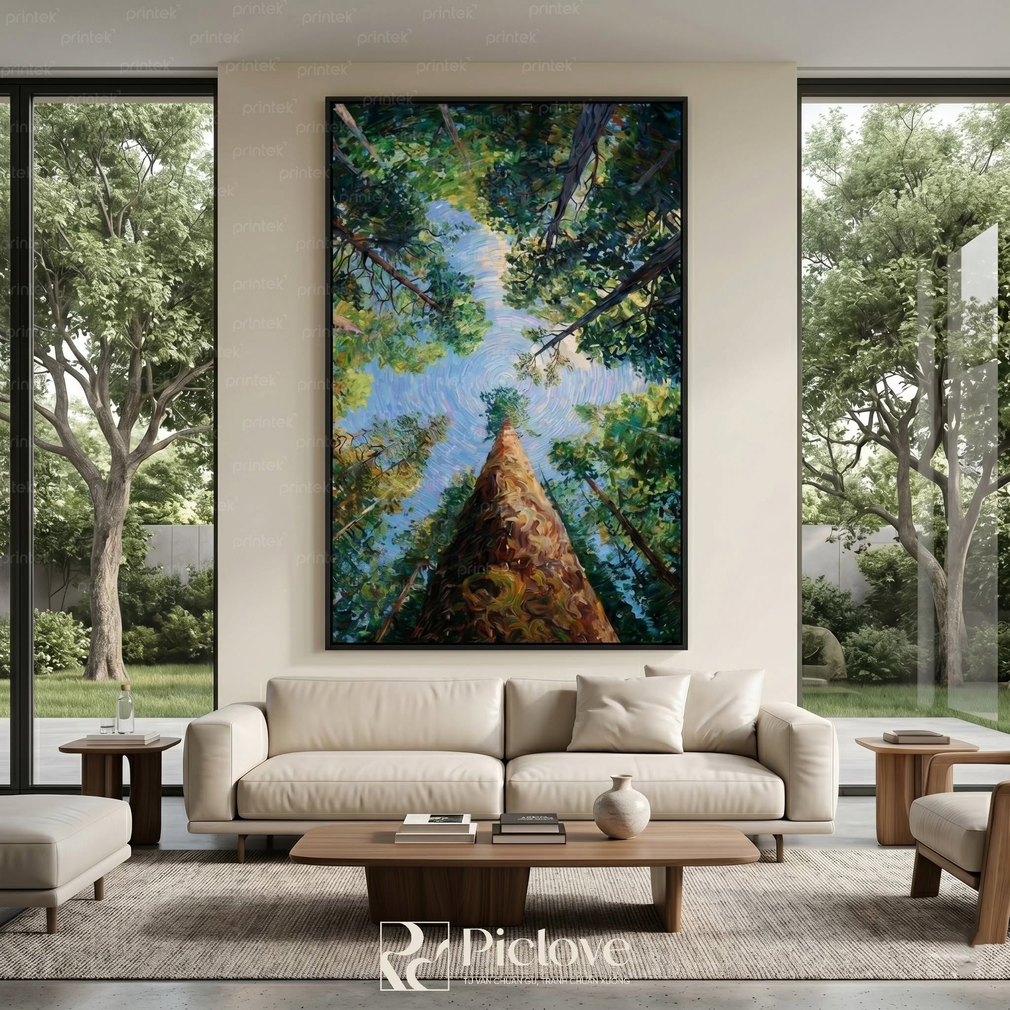 Tranh canvas phong cảnh treo tường - PL012