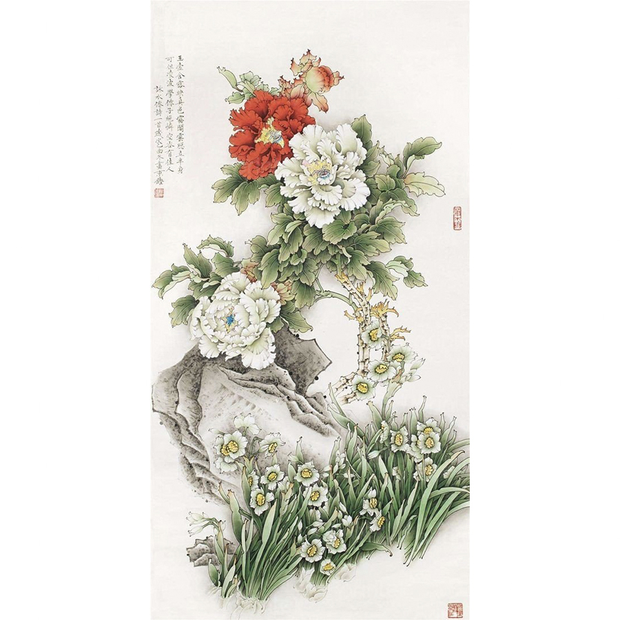 Tranh hoa phong cách indochine - PR1332315