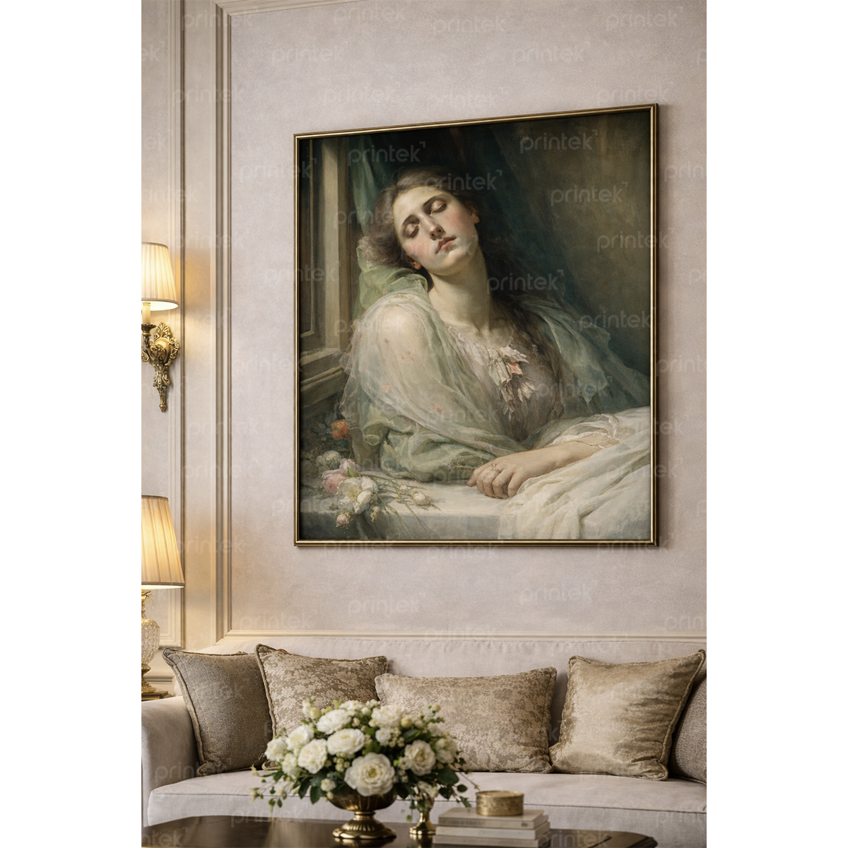 Tranh chân dung phong cách Phục Hưng - MF33245221