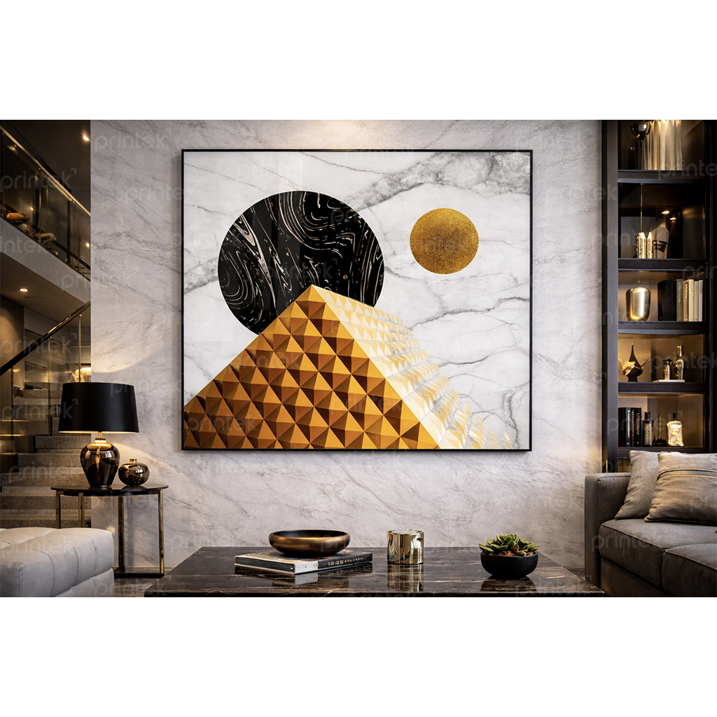 Tranh canvas trừu tượng đã có khung – HD17887