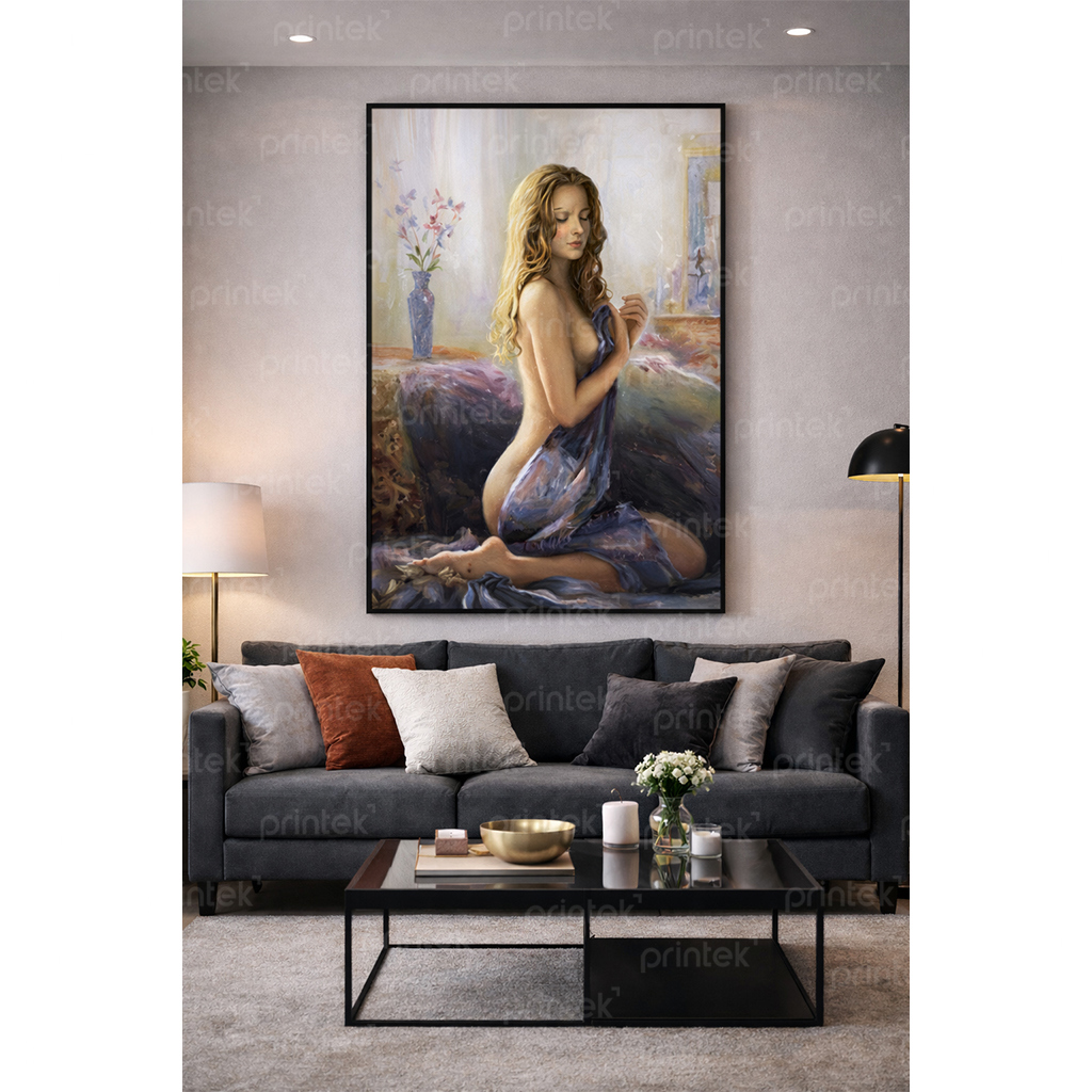 Tranh cô gái, đã có khung – MS5021