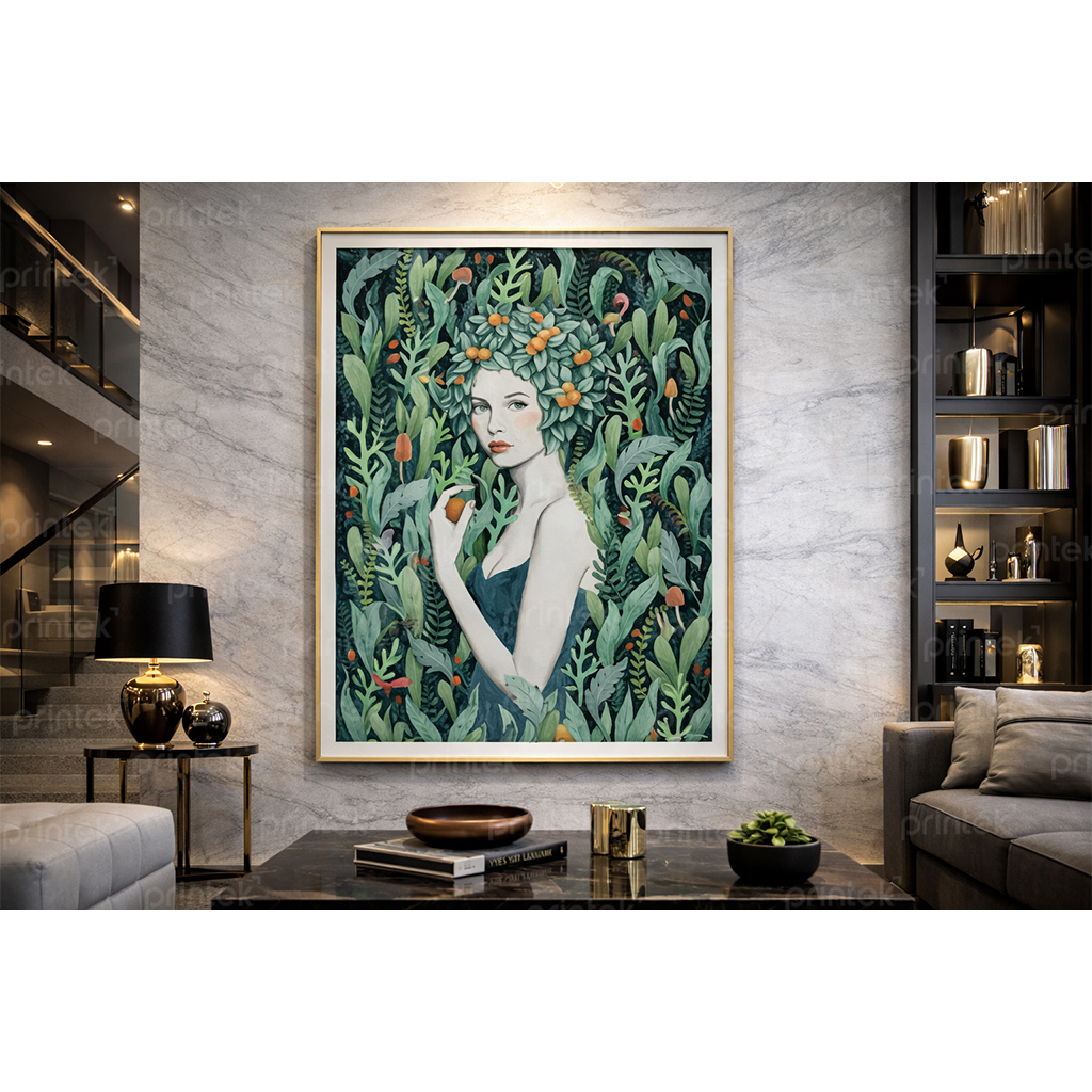 Tranh chân dung, tranh treo tường canvas - TT2028