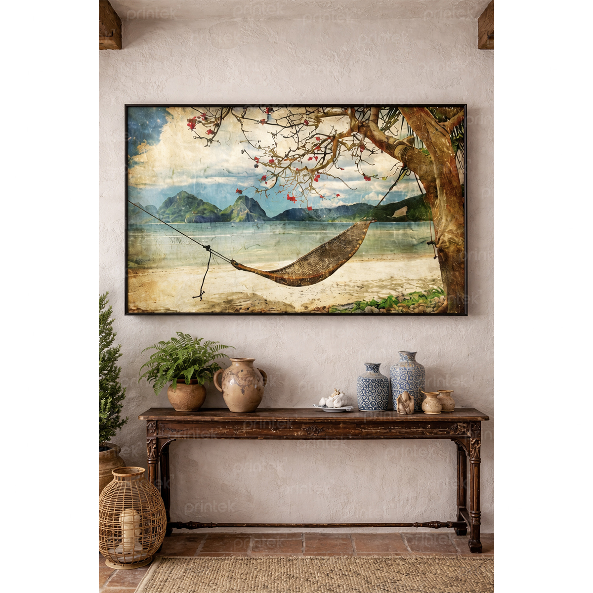 Tranh phong cảnh phong cách Địa Trung Hải – MS001