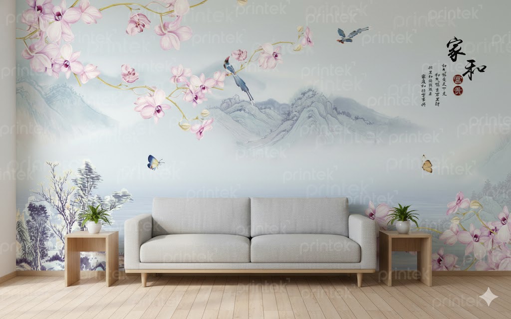 Tranh dán tường thủy mặc - FG1342