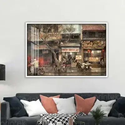 Tranh Hà Nội xưa, đã có khung – MS4800