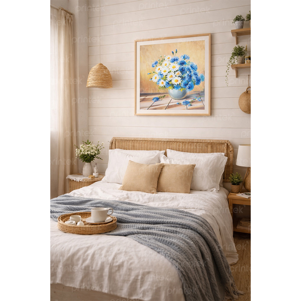 Tranh canvas tĩnh vật chủ đề Hoa - DC-ST9045