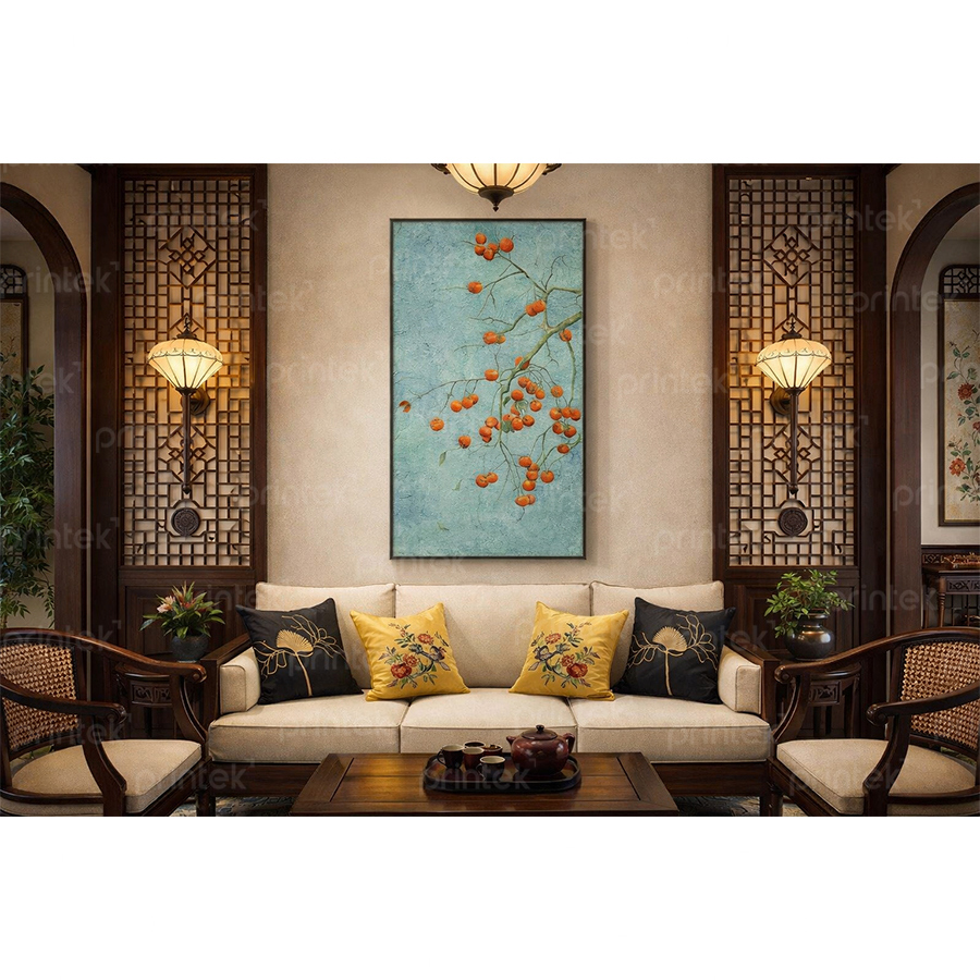 Tranh canvas cành hồng - TS179646