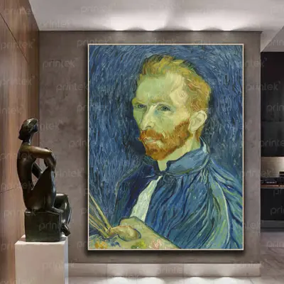 Tranh Van Gogh tự hoạ, đã có khung – ST220914