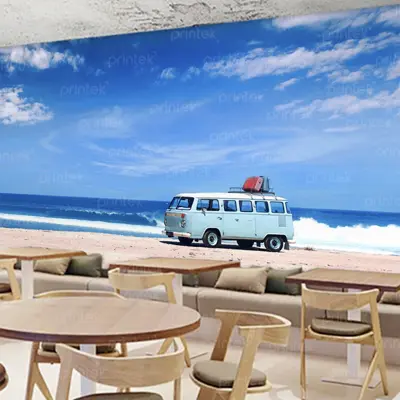 Tranh dán tường 3d phong cảnh thiên nhiên - TB332458226