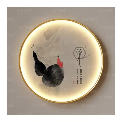 Tranh đèn led thủy mặc trang trí góc thiền trà - TB13323952