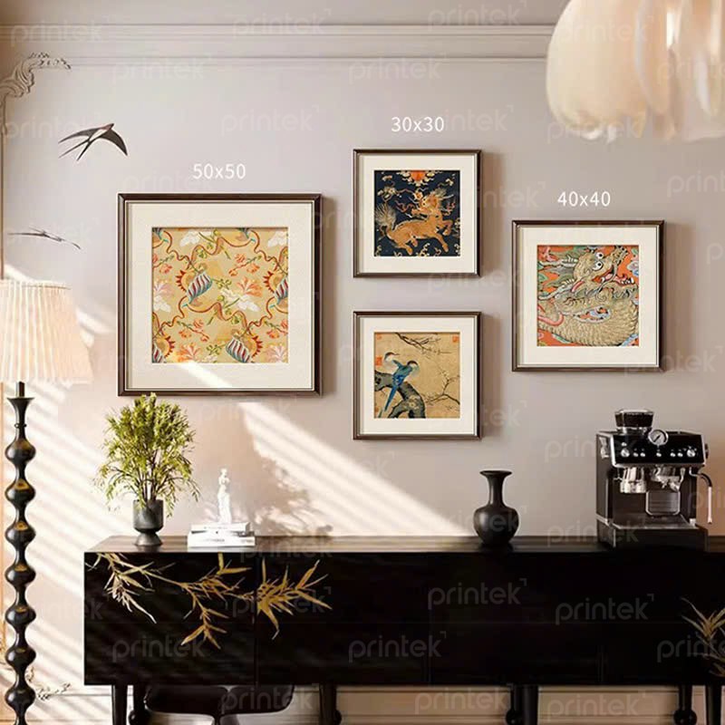 Bộ 4 tranh phong cách Indochine - IN4928