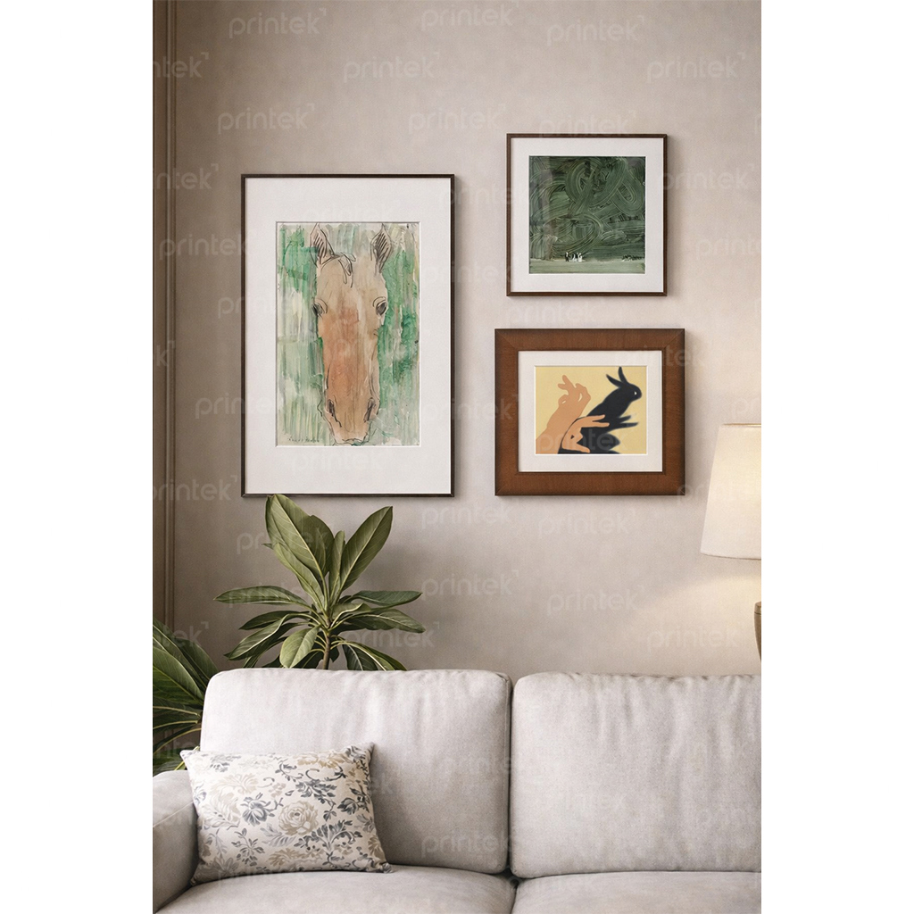 Tranh trừu tượng tối giản  - TT4684