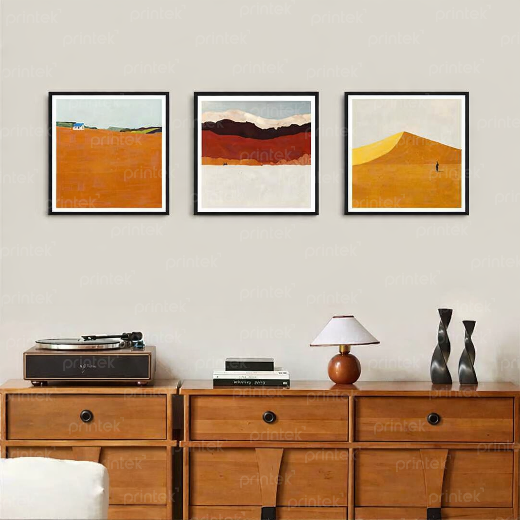 Bộ tranh trừu tượng tối giản - M1842