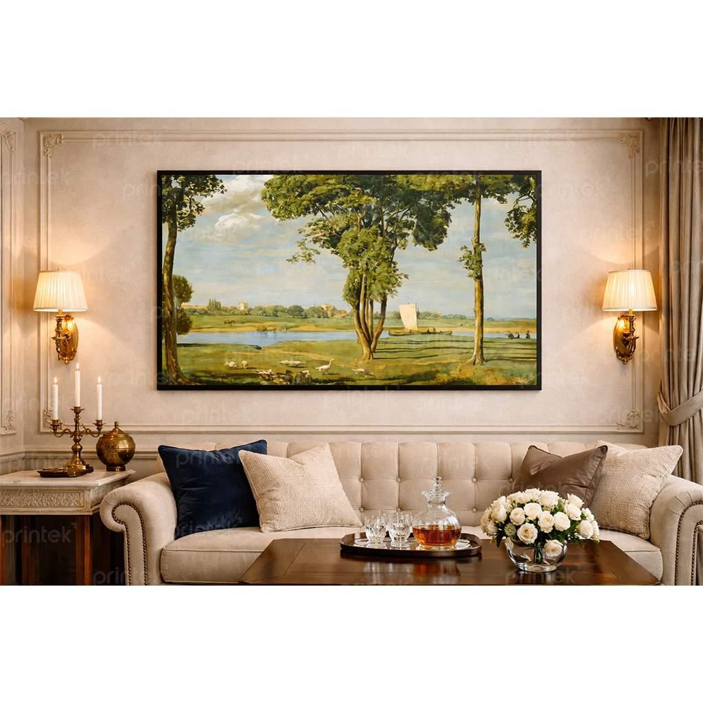 Tranh phong cảnh Châu Âu, tranh treo tường canvas - TT0112 (1)