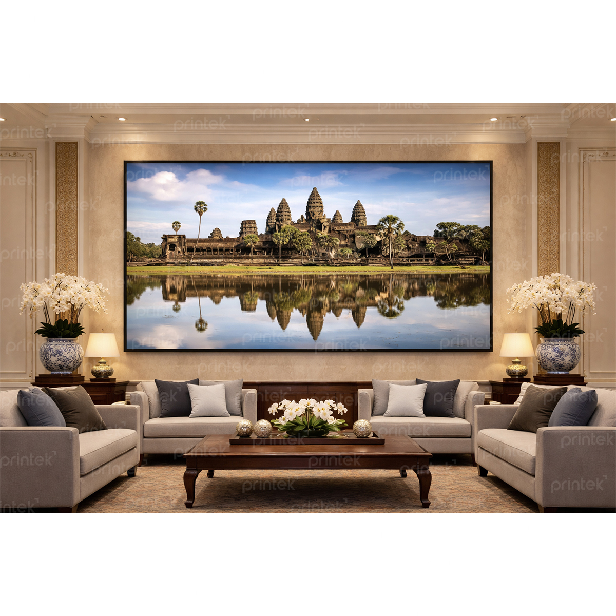 Tranh Canvas Đền Angkor Wat  – MS4667