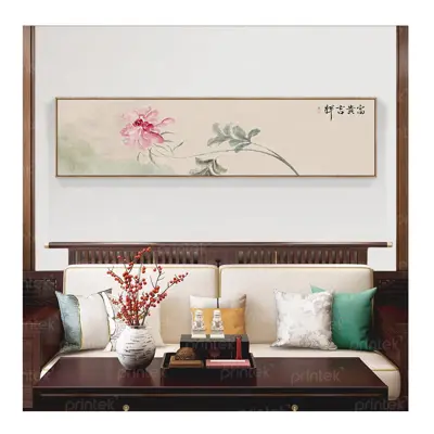 Tranh Hoa phong cách indochine, đã có khung - HS027