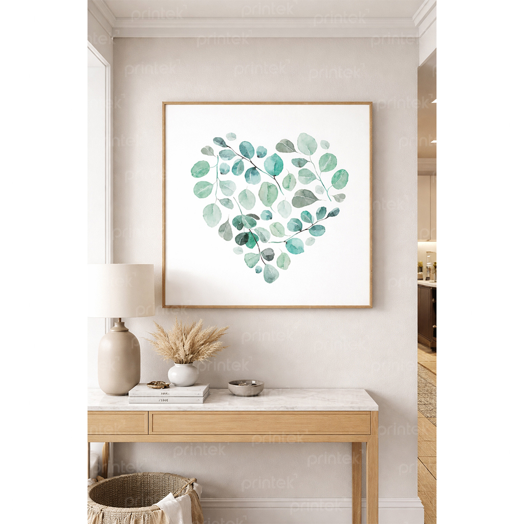 Tranh canvas lá cây, đã có khung – ST522