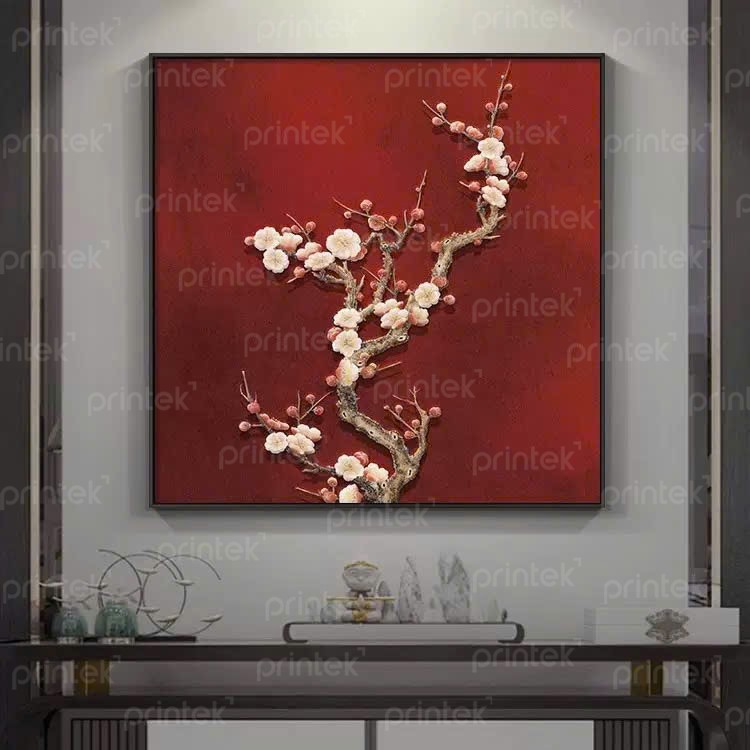 Tranh Tết, hoa mai mùa xuân - H9328