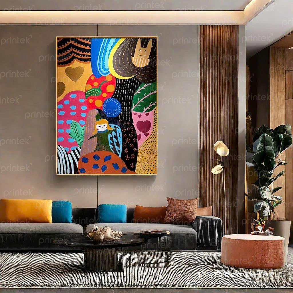 Tranh trừu tượng màu sắc – TT0842