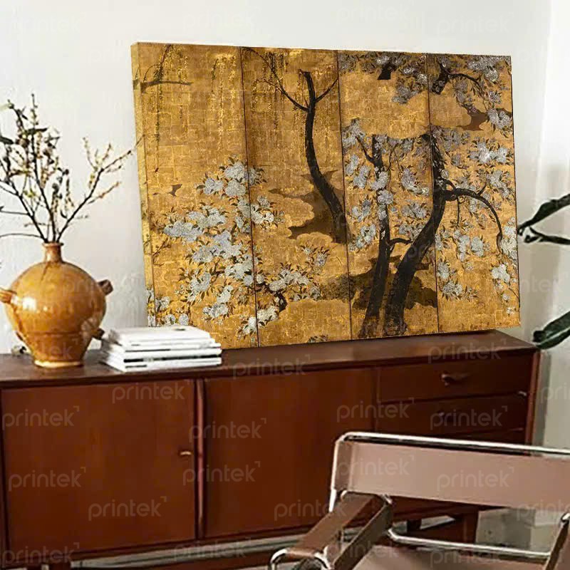 Bộ tứ quý Hoàng kim khai lộc - PC5285