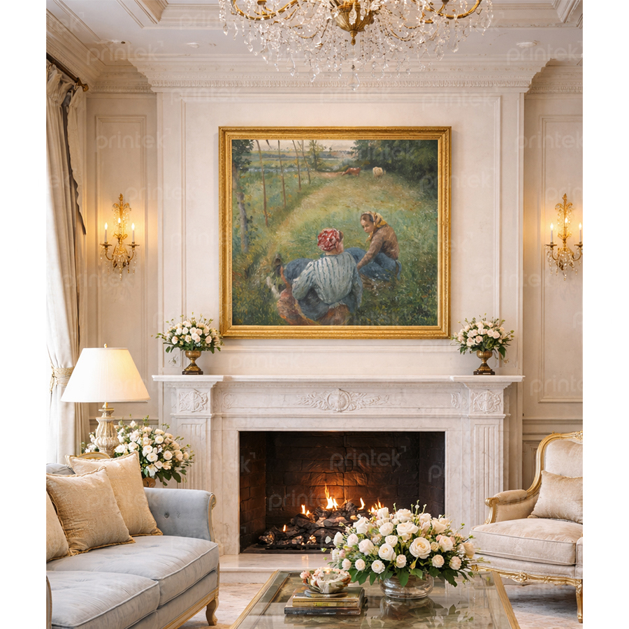 Tranh trang trí phòng khách phong cách Châu Âu - PC7666