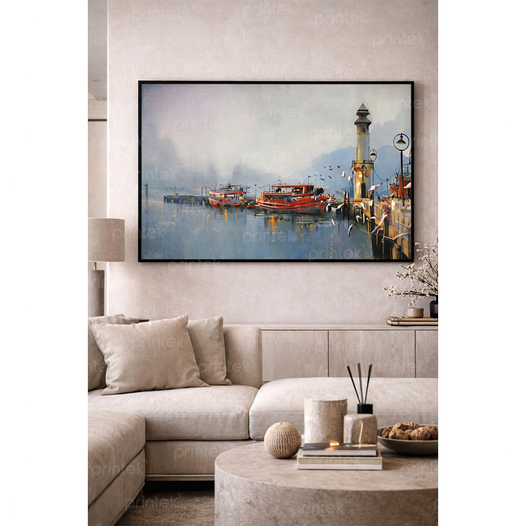 Tranh phong cảnh đã có khung - ADB133254