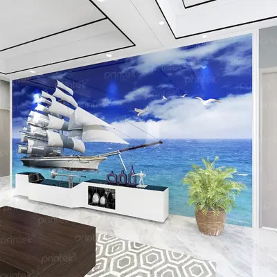 Tranh dán tường 3d cho phòng khách - TB332458168