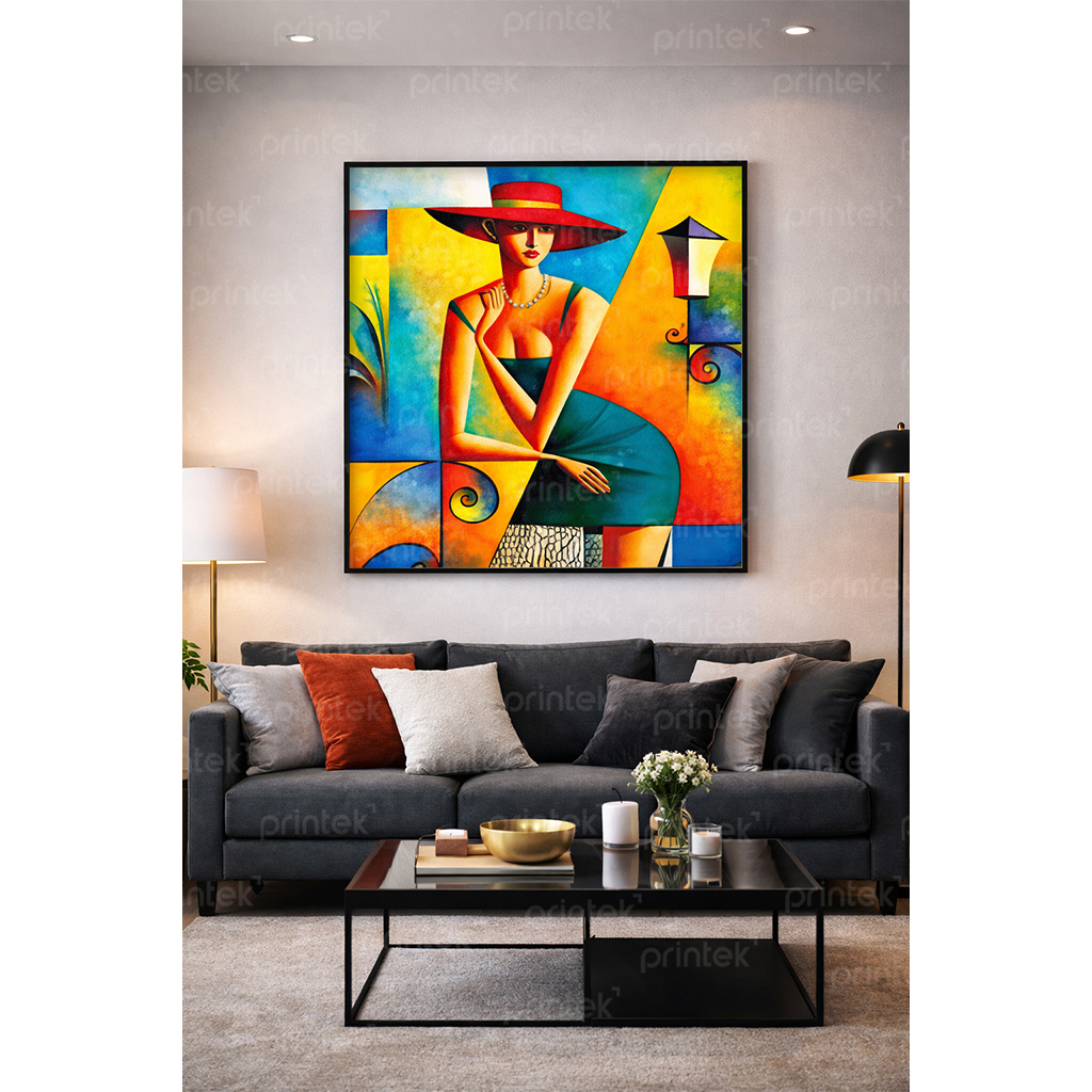 Tranh trừu tượng cô gái – MS5135